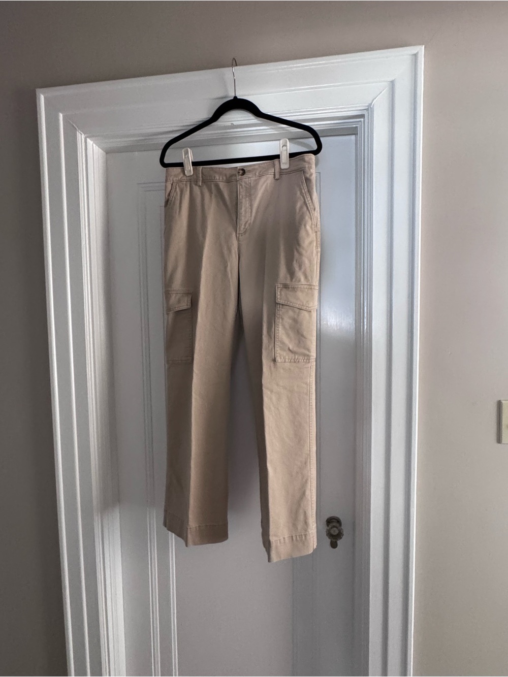LOFT Beige Cargo Trousers - Neutral Utility Style